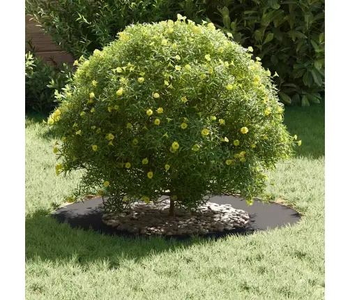 Metāla Poda Gredzens Melns Metāls 70 Cm Diametrā Vidaxl