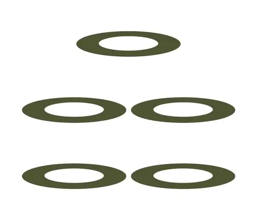 Olīvu Zaļais Planteris Olīvu Zaļa Keramika Liels Vidaxl