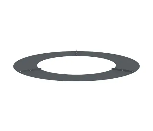 Tinkamas Plokštiems Medžio Žiedams 5 Pcs Antracitas Ø50 / 80 Cm