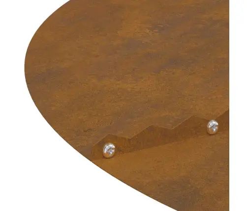 Corten Tērauda Pods Corten Tērauds Liels Dekoratīvie Ielaidumi Vidaxl