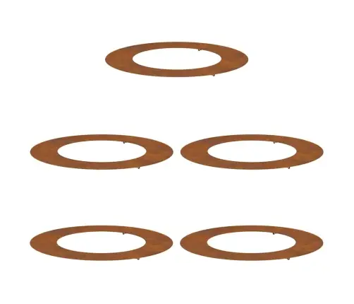 Corten Tērauda Pods Corten Tērauds Liels Dekoratīvie Ielaidumi Vidaxl