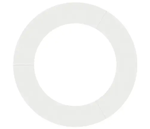 Baltie Podi Balts Plastmasa Liels Salokāms Grīdas Podi Vidaxl