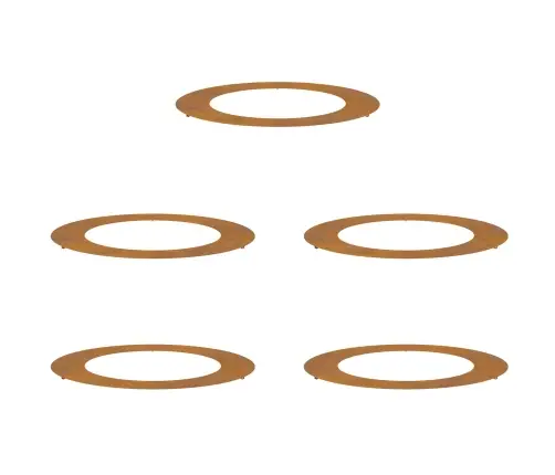 Corten Tērauda Pods Corten Tērauds Liels Dekoratīvie Ielaidumi Vidaxl
