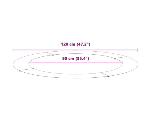 Kortena Tērauda Pods Kortena Tērauds Liels Podi Vidaxl