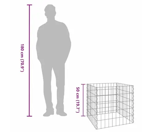 Dārzs Kompostieris 50X50X50 Cm Cinkots Tērauds Kvadrāts Vidaxl Dārzs Kompostieris 50X50X50 Cm Cinkots Tērauds Kvadrāts Vidaxl