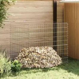 Kompostieris Pelēka Tērauds Vidaxl