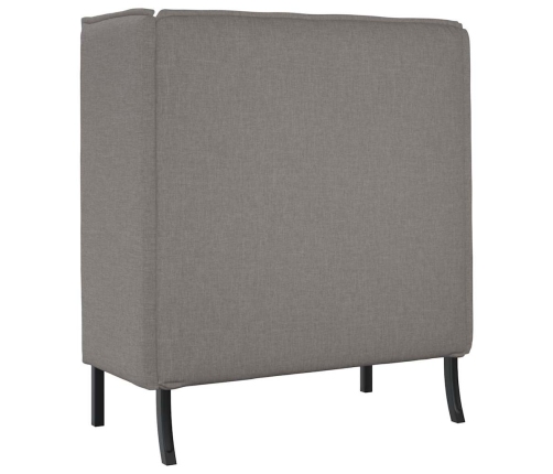 Aukštos Nugaros Sofa Taupe 109 X 56 X 121 Cm Audinys