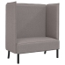 Aukštos Nugaros Sofa Taupe 109 X 56 X 121 Cm Audinys