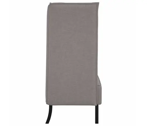 Augstā Atzveltne Dīvāns Pelēkbrūns 109X56X121 Cm Audums Vidaxl