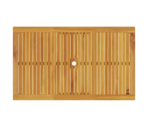 Sodo Valgomojo Komplektas 7 Pcs Ruda Akacijos Medienos Masyvas