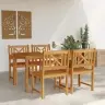 Dārza Ēdamgalds 5 Pcs Brūna Akācijas Masīvkoks Vidaxl Dārza Ēdamgalds 5 Pcs Brūna Akācijas Masīvkoks Vidaxl