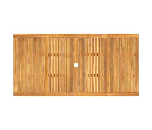 Dārza Ēdamstabu Komplekts 9 Pcs Brūna 180 X 90 X 75 Cm Vidaxl