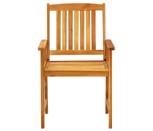 Sodo Valgomojo Komplektas 3 Pcs Ruda Akacijos Medienos Masyvas Sodo Valgomojo Komplektas 3 Pcs Ruda Akacijos Medienos Masyvas