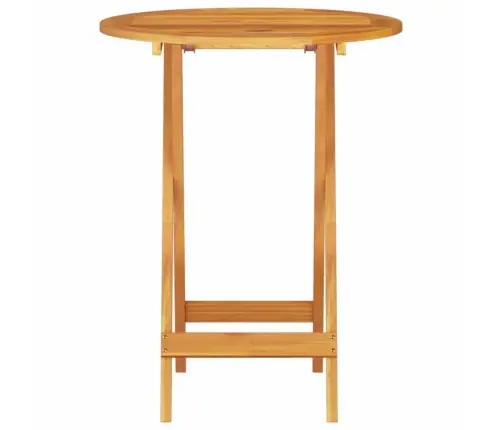 Kokkupandav Bistroo Komplekt 3 Pcs Pruun Tugev Akaatsiapuit