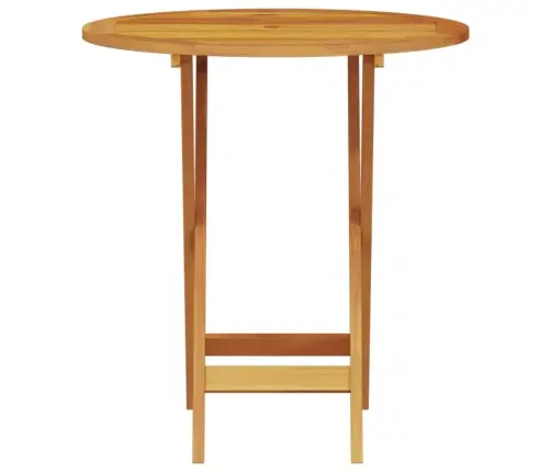 Āra Mēbeļu Komplekts 3 Pcs Dabiska Koksne 70 X 70 X 75 Cm Vidaxl