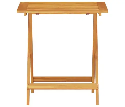 Āra Mēbeļu Komplekts 3 Pcs Dabisks Koks 70 X 70 X 75 Cm Vidaxl