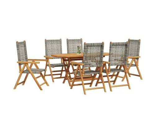 Aia Söögilaudade Komplekt 7 Pcs Hall Tugev Akatsiapuu