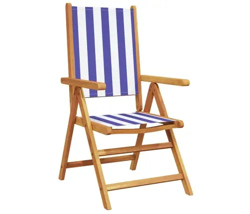 Sodo Valgomojo Komplektas 5 Pcs Mėlyna Ir Balta