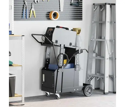 Metināšanas Ratiņi Melna 90 X 46 X 96 Cm Tērauds Vidaxl