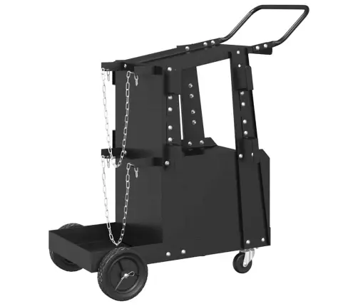 Metināšanas Ratiņi Melna 90 X 46 X 96 Cm Tērauds Vidaxl