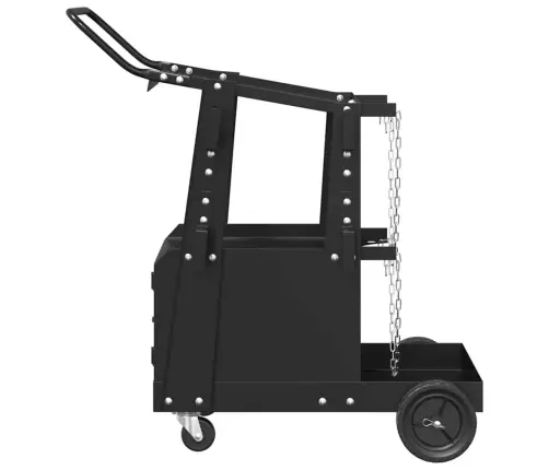 Metināšanas Ratiņi Melna 90 X 46 X 96 Cm Tērauds Vidaxl