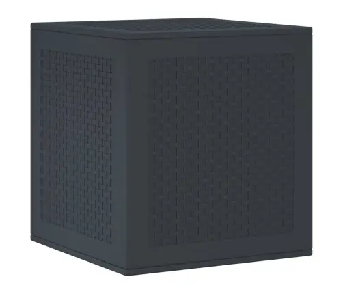 Dārza Uzglabāšanas Kaste Antracīta 55X53X57 Cm Pp Vidaxl