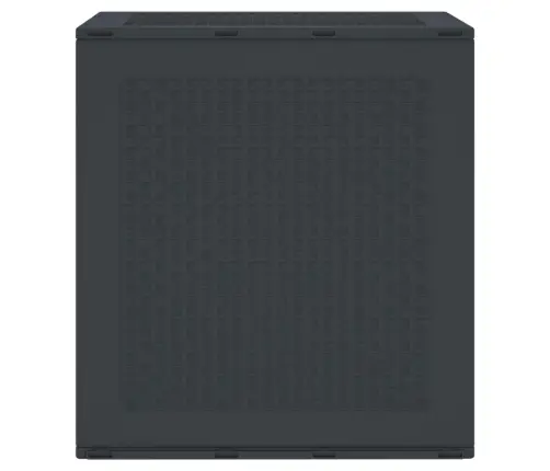 Dārza Uzglabāšanas Kaste Antracīta 55X53X57 Cm Pp Vidaxl