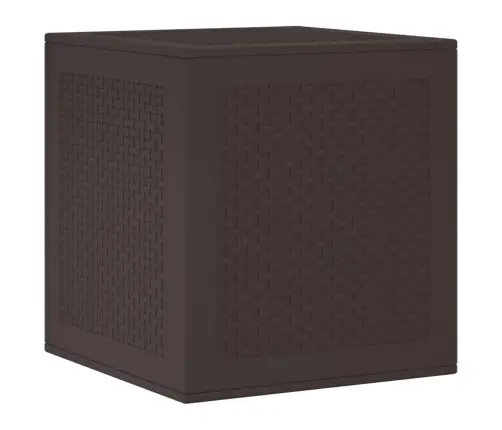 Dārza Uzglabāšanas Kaste Brūna 55X53X57 Cm Pp Vidaxl