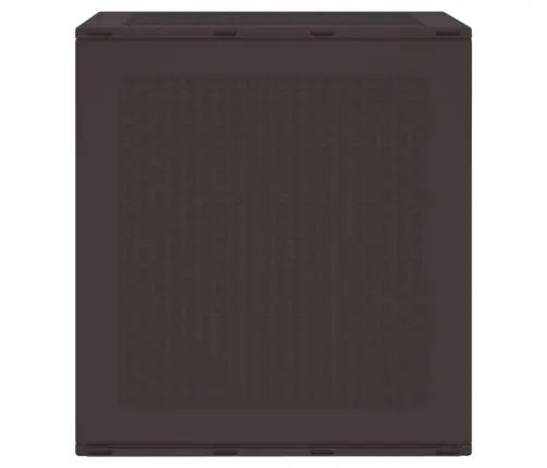 Salvestuskarp Ladustamisega Pruun 55 X 53 X 57 Cm Polüpropüleen