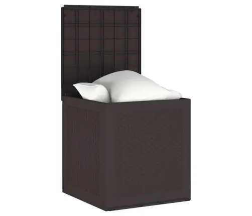 Salvestuskarp Ladustamisega Pruun 55 X 53 X 57 Cm Polüpropüleen