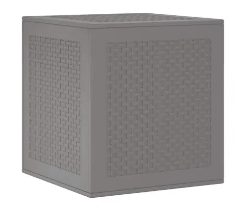 Dārza Uzglabāšanas Kaste Gaiši Pelēka 55X53X57 Cm Pp Vidaxl