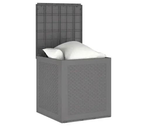 Dārza Uzglabāšanas Kaste Gaiši Pelēka 55X53X57 Cm Pp Vidaxl