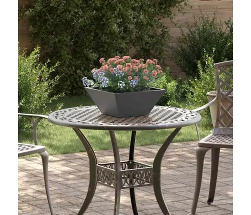 Plastmasas Stādītājs 5 Pcs Melna 35 X 35 X 15 Cm Tērauds Vidaxl