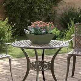 Dārza Stādītājs 5 Pcs Olīvu Zaļš 35 X 35 X 15 Cm Vidaxl