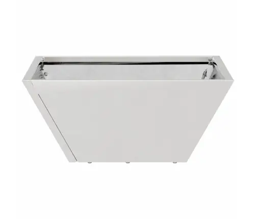 Aia Istutuspot Hõbedane 35 X 35 X 15 Cm Roostevaba Teras