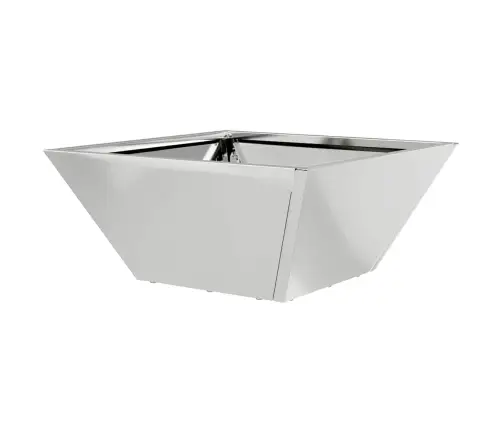 Sodo Vazonas Sidabro 35 X 35 X 15 Cm Cinkuota Plienas