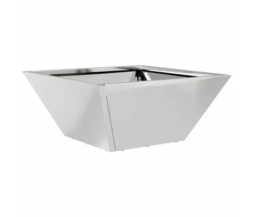 Sodo Vazonas Sidabro 35 X 35 X 15 Cm Cinkuota Plienas