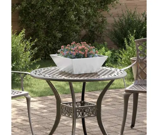 Dārzs Bļodas Pods 40X40X15 Cm Nerūsējošais Tērauds Vidaxl