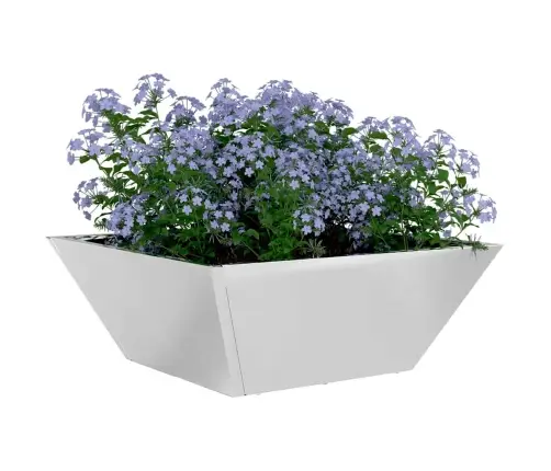 Aia Istutuspot 5 Pcs Hõbedane 40 X 40 X 15 Cm Roostevaba Teras