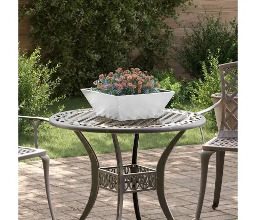 Sodo Vazonas 5 Pcs Sidabro 40 X 40 X 15 Cm Cinkuota Plienas