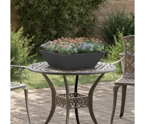 Dārza Bļodu Puķu Podi 5 Gabali 50X50X15 Cm Tērauds Vidaxl