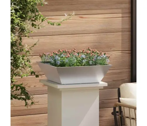 Dārza Puķu Podi 5 Gab. 50X50X15 Cm. Nerūsējošais Tērauds Vidaxl