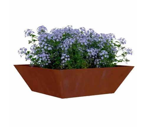 Sodo Vazonas 5 Pcs Rūdijanti 50 X 50 X 15 Cm