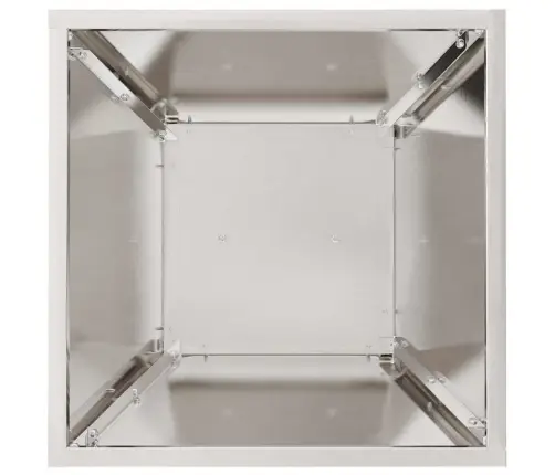 Stulpinis Sodinukas Sidabro 35 X 35 X 73 Cm