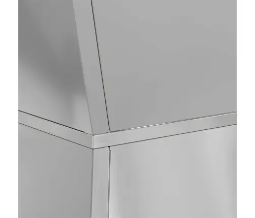 Sambaplaneerija 2 Pcs Hõbedane 35 X 35 X 73 Cm