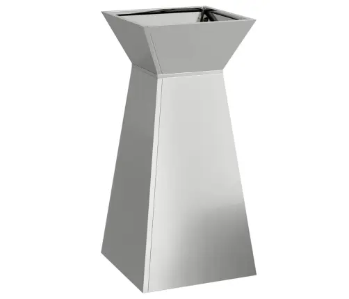 Sambaplaneerija 2 Pcs Hõbedane 35 X 35 X 73 Cm