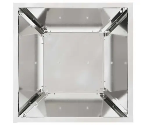 Sambaplaneerija 2 Pcs Hõbedane 35 X 35 X 73 Cm