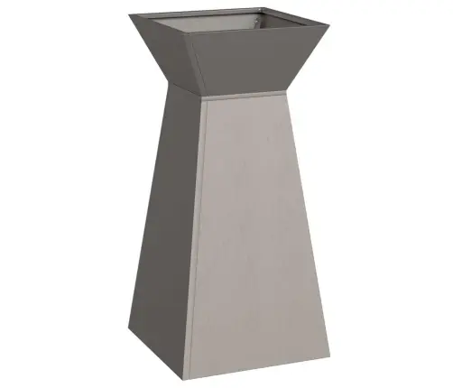 Stulpinis Sodinukas Sidabro 35 X 35 X 73 Cm