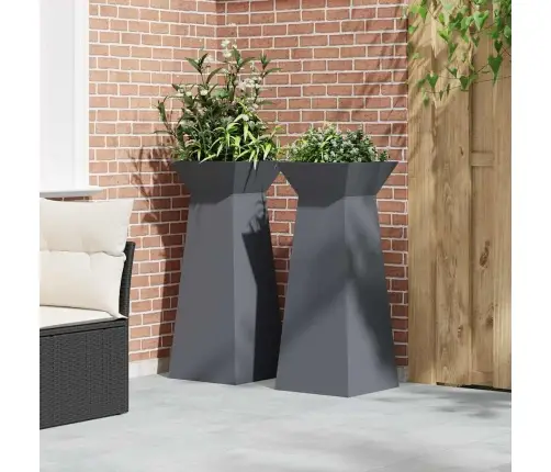 Sambaplaneerija 2 Pcs Antratsiit 40 X 40 X 100 Cm