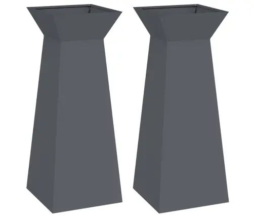 Sambaplaneerija 2 Pcs Antratsiit 40 X 40 X 100 Cm